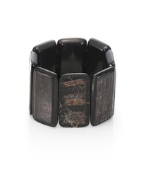 Nest | Brown Rough Horn Stretch Bracelet | Lyst