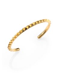 Tom Binns | Metallic Pyramid Stud Cuff Bracelet | Lyst