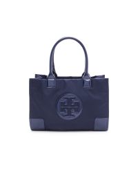 tory burch navy blue ella tote