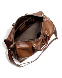 coach duffle bolsa brown