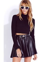 crop turtleneck mock forever