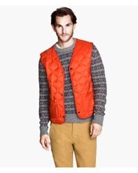 h&m quilted vest