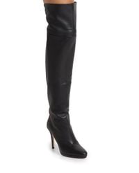 jimmy choo leather over the knee boots