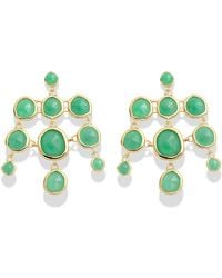 Monica Vinader | Green Siren Chandelier Earrings | Lyst