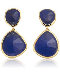 Monica Vinader | Blue Siren Cocktail Earrings | Lyst