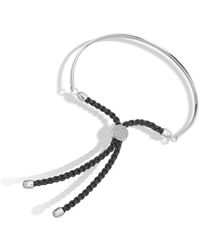Monica Vinader | Metallic Fiji Diamond Pave Bracelet | Lyst