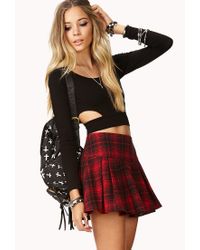 edgy black skirt