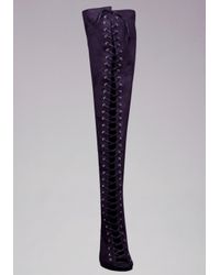 bebe lace up boots