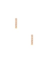 Blanca Monros Gomez | Metallic Dainty Diamond Stud | Lyst