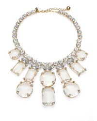 kate spade new york | Metallic Sparkle Statement Necklace | Lyst