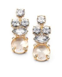kate spade new york | Metallic Faceted Shimmer Earrings | Lyst