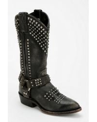 Urban Outfitters Frye Billy Stud Biker Boot in Black - Lyst