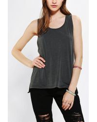 Urban Outfitters Silence Noise Open-back Tank Top in Black - Lyst
