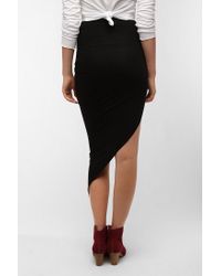 Urban Outfitters Sparkle Fade Asymmetrical Drape Knit Maxi Skirt