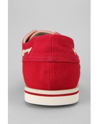 Urban Outfitters Vans Foghorn Mens Boat Shoe in Red for Men - Lyst