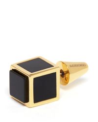 Eddie Borgo | Black Onyx Inlay Cube Earrings | Lyst