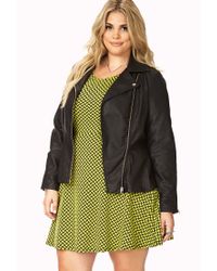 forever 21 plus leather jacket