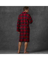 polo ralph lauren flannel robe