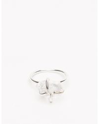 Giantlion | Metallic Raw Quartz Ring | Lyst