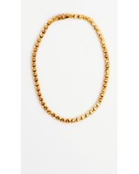 Eddie Borgo | Metallic Small Pyramid Necklace | Lyst