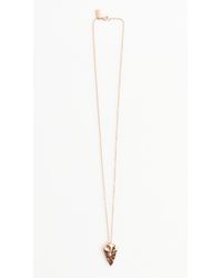 Pamela Love | Metallic Mini Arrowhead Pendant | Lyst