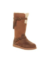 mid calf uggs chestnut