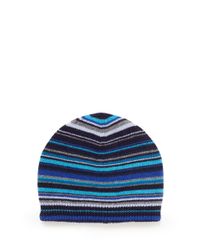 Paul Smith Blue Mens Classic Striped Hat for men
