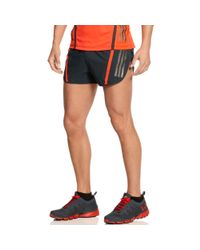 red adidas running shorts