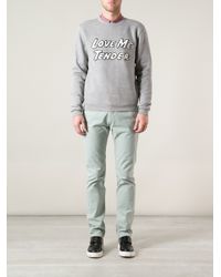 Opening Ceremony Love Me Tender Sweatshirt In Grey Gray For Men Lyst