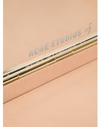 Acne Studios Green Vanessa Box Clutch