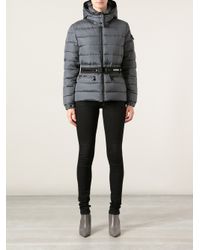 Moncler Bea Padded Jacket in Grey (Gray) - Lyst