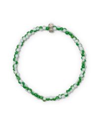 Club Monaco | Green Luis Morais Big Skull Bracelet for Men | Lyst