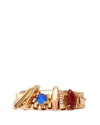 Iosselliani | Metallic Stones And Crystals Embellished Rolex Chain Bracelet | Lyst