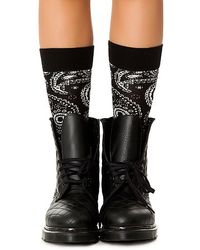 Happy Socks Black The Paisley Sock