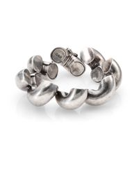 Giles & Brother | Metallic Halflink Link Bracelet | Lyst