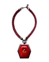 House of Lavande | Yves Saint Laurent Red Topaz Pendant Necklace | Lyst