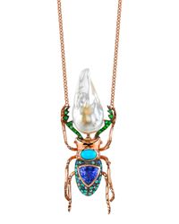 Daniela Villegas | Blue Venus Necklace | Lyst