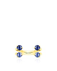 Delfina Delettrez | Four Dots Ring in Blue Sapphire | Lyst