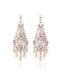 Simon Teakle | Metallic Art Deco Chandelier Earrings | Lyst