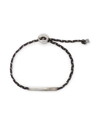 Club Monaco | Black Scosha Button Bracelet for Men | Lyst