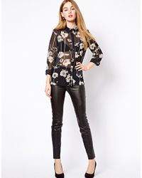 ted baker leather trousers