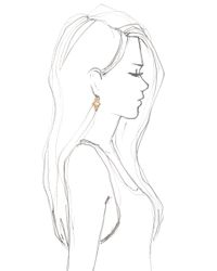 Lulu Frost | Pink Empress Earring in Crystal Opaline | Lyst