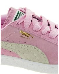 PUMA Suede Classic Baby Pink Sneakers 