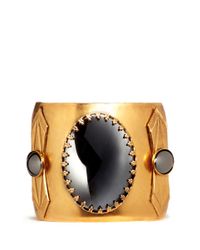 Ela Stone | Metallic Miller Stone Cuff Bracelet | Lyst