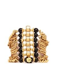 Ela Stone | Metallic Dafna Agates Embellished Chain Bracelet | Lyst
