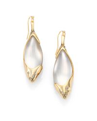 Alexis Bittar | White Swarovski Crystal & Lucite Drop Earrings | Lyst