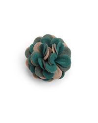 Hook + Albert | Green Camo Lapel Flower Pin | Lyst