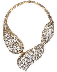 Erickson Beamon | White 'war Of The Roses' Swarovski Crystal Necklace | Lyst