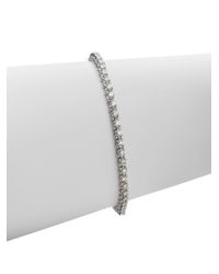 Saks Fifth Avenue | Metallic 2 Tcw Diamond 14k White Gold Tennis Bracelet | Lyst