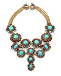 Erickson Beamon | Blue Girls On Film Swarovski Crystal Multi-Row Necklace | Lyst
